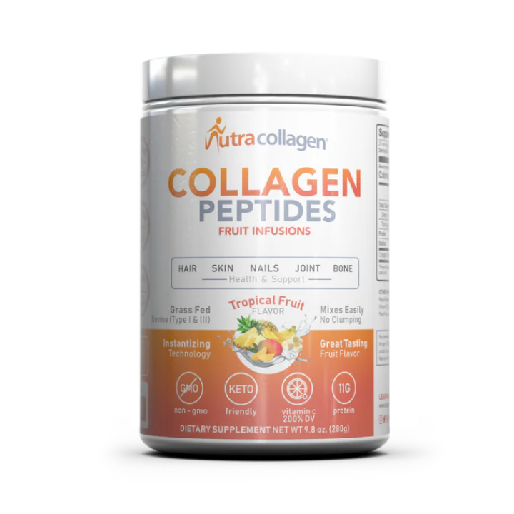 Collagen Peptides Fruit Infusions Tropical Fruit NutraCollagen