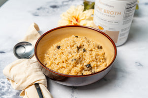 French Onion Mushroom Risotto