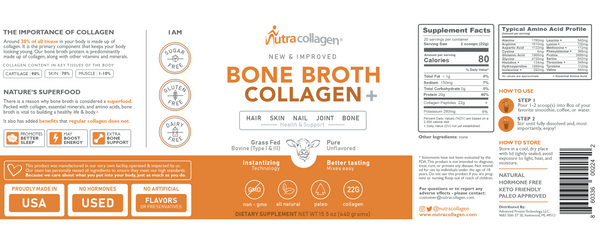 Bone Broth Collagen Unflavored