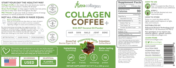 Collagen Coffee+ PEPPERMINT MOCHA