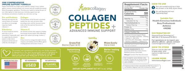 Collagen PEPTIDES+ Advanced Immune