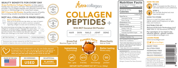 Collagen PEPTIDES+ Pumpkin Spice