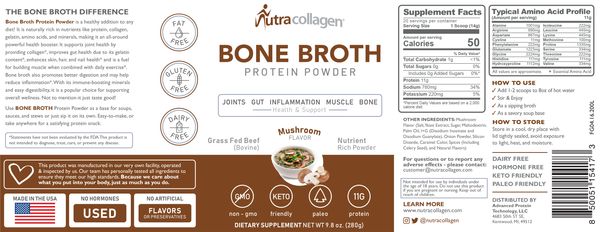 Bone Broth MUSHROOM FLAVOR